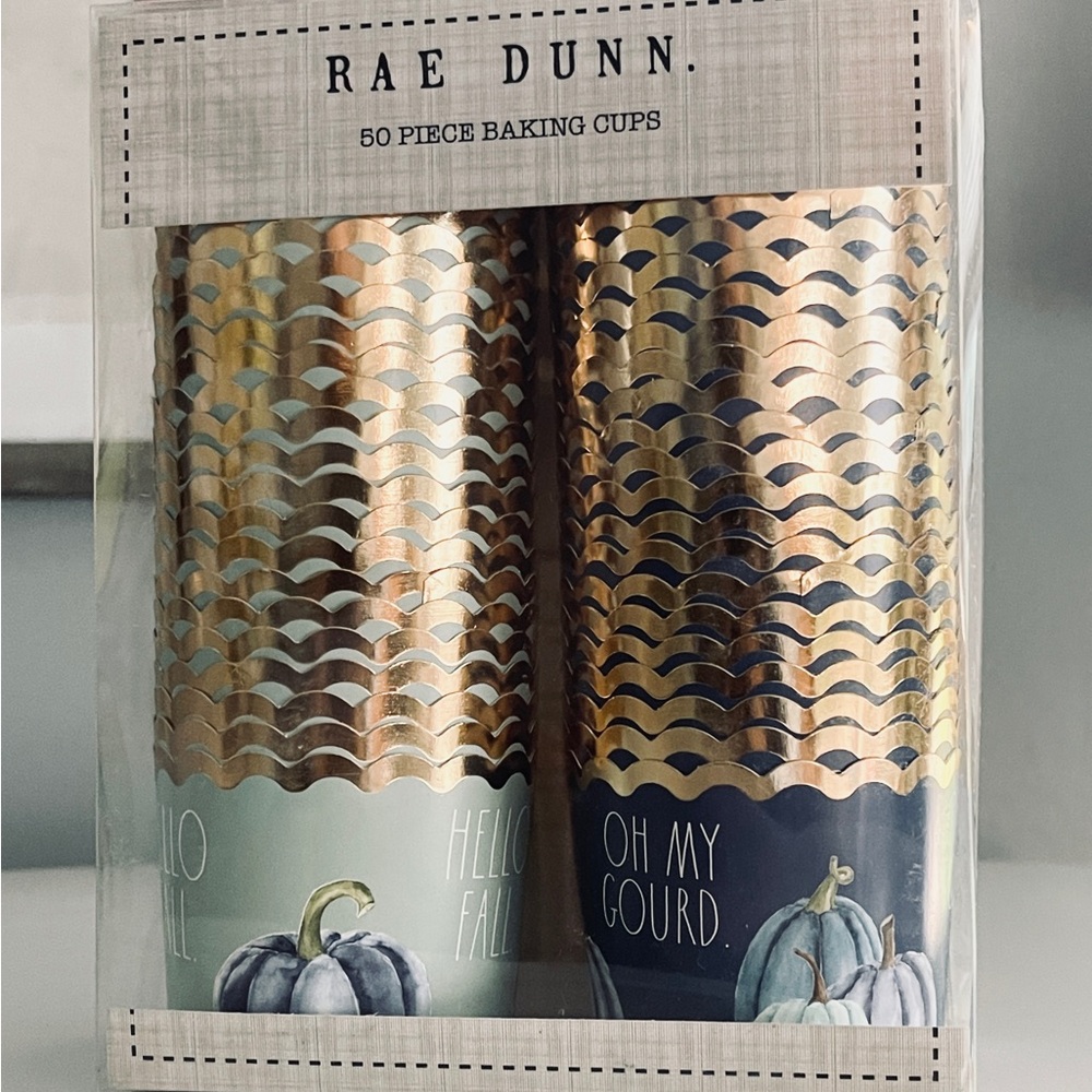 Rae Dunn by Magenta, Hello Fall & Oh My Gourd Scalloped Baking Cups